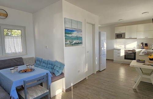 Brela Apartment | Stunning sea views from large sunbathing and dining terraces, 150m to beach