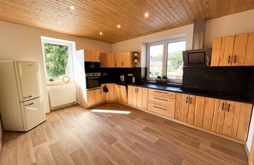 Dolni Podluzi House | Stylish wellness vacation home in the Lusatian mountains - for up to 15 guests