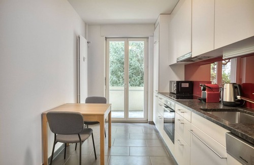Sankt Alban Apartment | Sunny St. Alban 3 Room w/Storage, nr Train Station, by Blueground