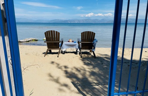 Molos Villa | SUNRISE BEACH - YOUR DREAM SEASIDE VILLA, DIRECT ACCESS ONTO QUIET SANDY BEACH