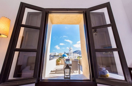 Megalochori Villa | Super Luxury Santorini Villa | Mansion Kyani | Private Pool | 3 BDR |.