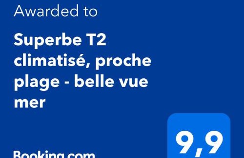Grosseto-Prugna Apartment | Superbe T2 climatisé, proche plage - belle vue mer