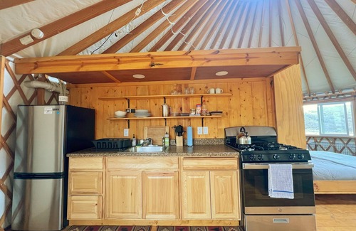 Villa Grove House | "Sweet Clover" - Yurts at Poncha Pass. A dark sky place to see the Milky-way.