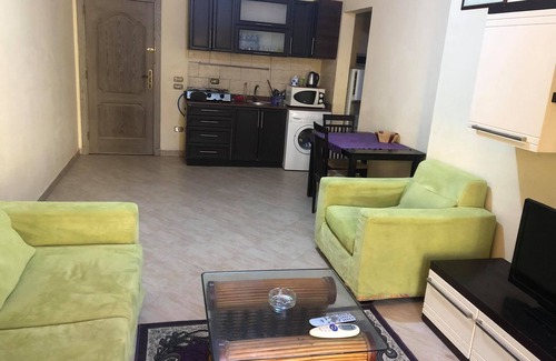 Al Mamsha El Seyahi Apartment | Swimming pool view 1bd in the heart of Hurghada HRA215