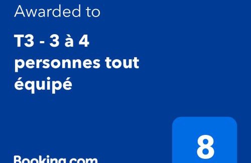 Lorette Apartment | T3 - 3 à 4 personnes tout équipé