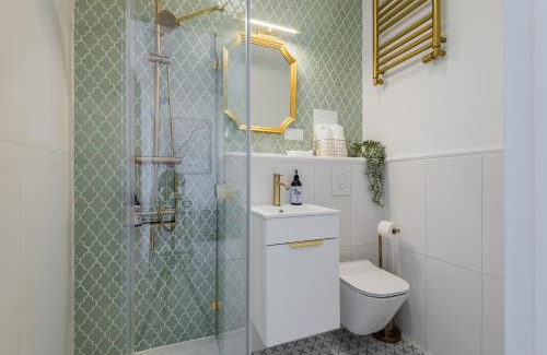 Srodmiescie Apartment | Tamka Center Residence z widokiem na Warszawę