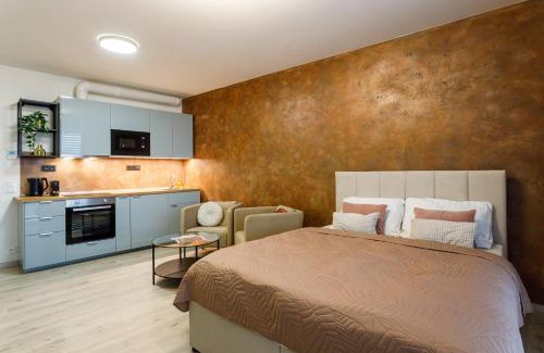 Ostrava Apartment | Terrace View Apartment - Golden Apartments Rezidence Nová Karolina