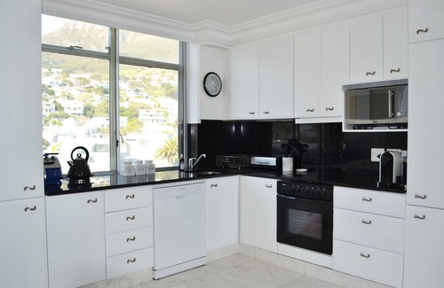 Camps Bay Apartment | The apartment offers stunning views of the famous Camps Bay beach.