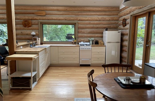 Savary Island Cabin | The Black Log Cabin