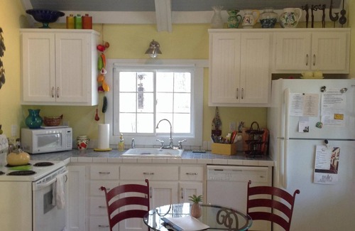 Trenton Cottage | The Blue Cottage located in the woods on Lookout Mountain in Rising Fawn GA