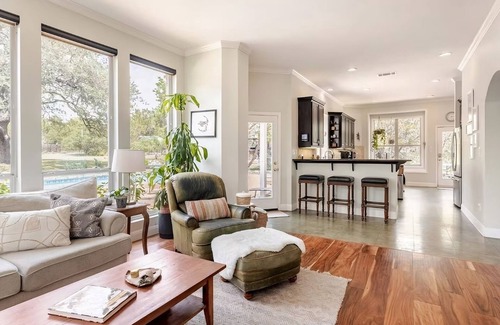 Dripping Springs House | The Foothills House with pool, hot tub, and sauna on 1.5 acres