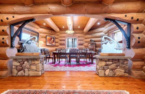 Marion House | The Montana Manor, Custom Log Estate Sleeping 14