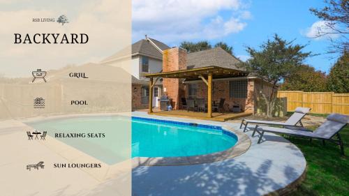 DeSoto House | The Prestige Poolside Escape - 5BR with Cinema & Gaming