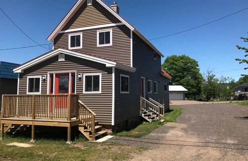 Mohawk House | The Red Door Retreat-Mohawk, Michigan. 100 yards to TRAIL #3