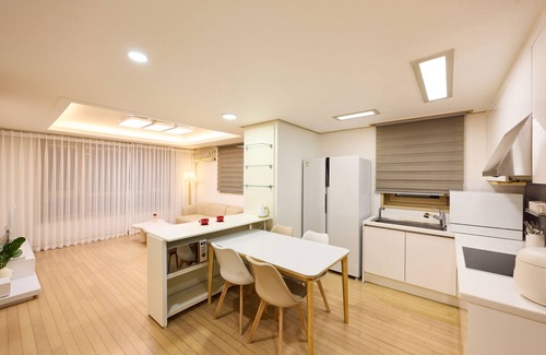 COEX Apartment | This is a three-bedroom place in Gangnam, perfect for families