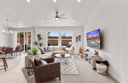 Sienna Hills House | Tiki Oasis: Private Spa and Swim Spa Pool. Game Room!