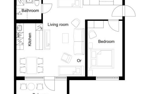 Itainen District Apartment | Top floor 51m2, Balcony, 150 M WiFi, free own parking place, 300m Metro