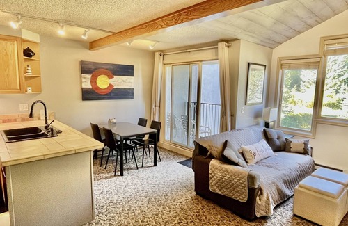 Winter Park Apartment | Top floor unit on The Corridor! Beautiful alpine views! 5 min. walk to WP Base!
