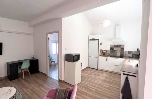 Ador Apartment | Town House in Old Village Ador, Gandía with big roof terrace with seaview