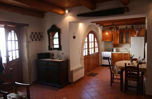 Douliana House | Traditional house Filippa with fireplace