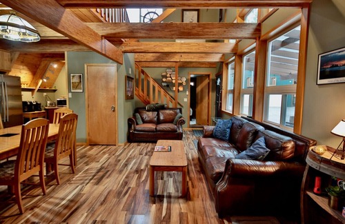 Port Angeles House | Trailside Fun: Game Room, Pond, Fire Pit + BBQ