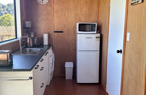 Nelson Region Ski Chalet | Tranquil River setting, Cosy Chalet for two, Pet Friendly.