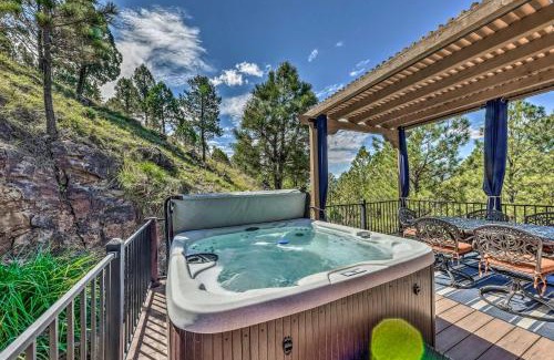 Ruidoso House | Tranquil Ruidoso Cabin with Private Hot Tub!