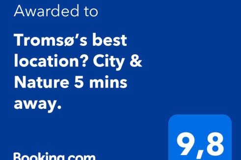 Tromsdalen House | Tromsø’s best location? City & Nature 5 mins away.