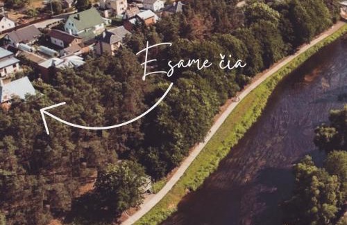 Anyksciai House | Upės apartamentai I su terasa ir baseinu