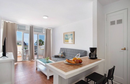 Puerto Rico Apartment | Vacation Apartment 'Appartamento Timo' with Sea View, Shared Pool and Wi-Fi