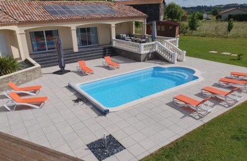 Puysserampion Villa | villa 15 personnes avec piscine et terrain de pétanque