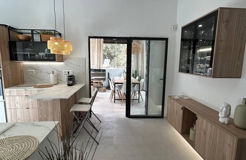Calo de Sant Agusti House | Villa 150M from the beach in the best area of Mitjorn-FREE WIFI, AIR CONDITIONING