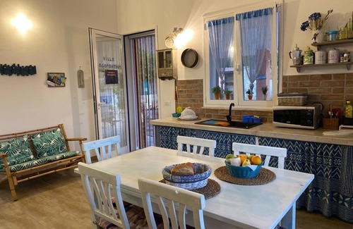 Castellammare del Golfo Villa | Villa Agapanthus- (Flower of Love)three sea and countryside