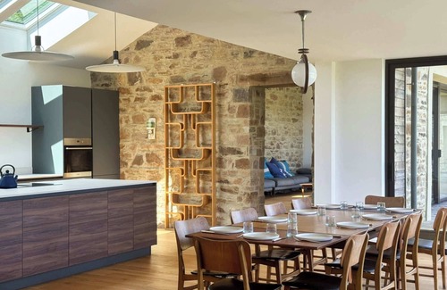 Guimaec House | Villa architect sea view beach access on foot 10p