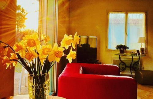 Puynormand Villa | Villa Berman Piscine Intérieure Jardin Cuisine d'été