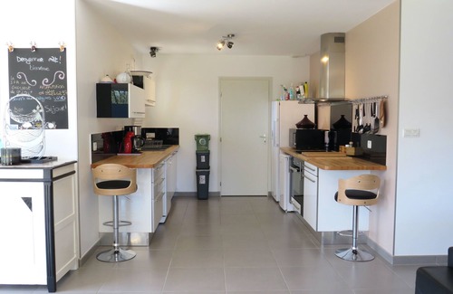 Landevant Villa | VILLA Bungalow, garden, Spa TERRE et MER confort+ Morbihan sud