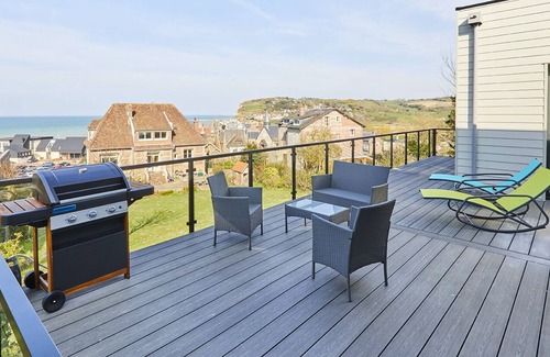 Hautot-sur-Mer Villa | Villa D'architecture Contemporaine vue sur mer Imprenable