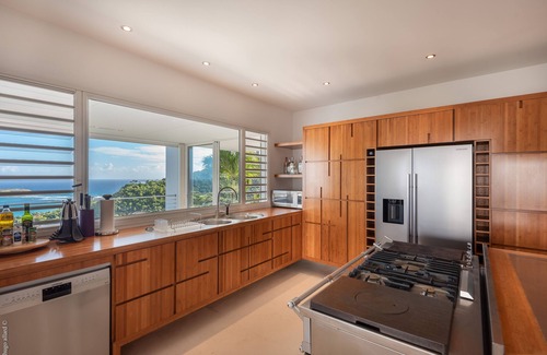 Quartier Lorient Villa | Villa Eclipse | Ocean View - Located in Magnificent Vitet with Private Pool