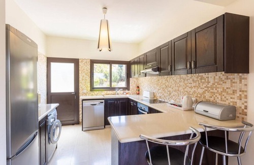 Latsi Villa | Villa Fortuna Large Private Pool Walk to Beach Sea Views A C Wifi Car Not Required - 2630