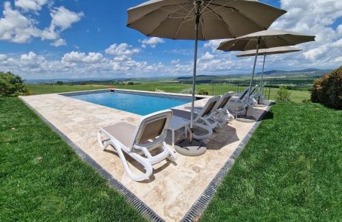 Pienza Villa | Villa I Cipressini piscina riscaldata spa Toscana