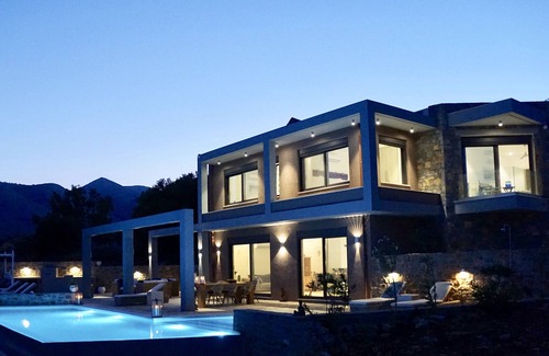 Elounda Villa | Villa Masumi Luxury contemporary villa with spectacular views over Elounda