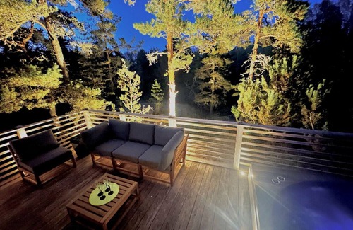 Raseborg Apartment | Villa Mustikka - Modern Log Villa on a Waterfront Estate