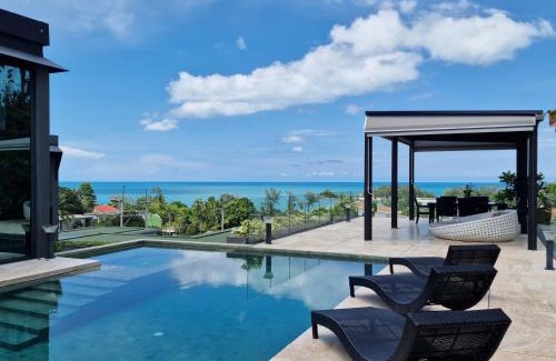 Choeng Mon Villa | Villa Obsidian, sea view and walk to Choeng Mon beach