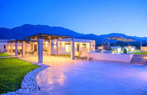 Kavros Villa | Villa Solaris Heated Pool & Jacuzzi