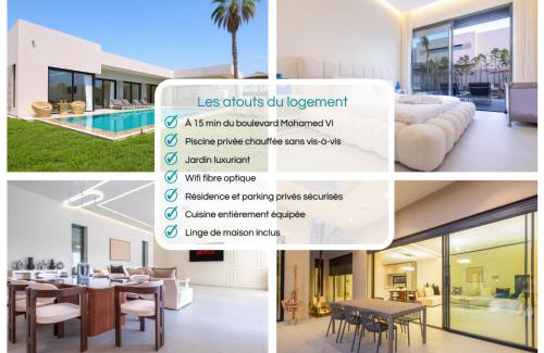 Arset El Bilk Villa | Villa Tania - Piscine et jardin Privée Sans vis-à-vis Wifi HD