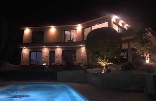 Porticcio Villa | Villa Vue Mer, piscine chauffée, tennis