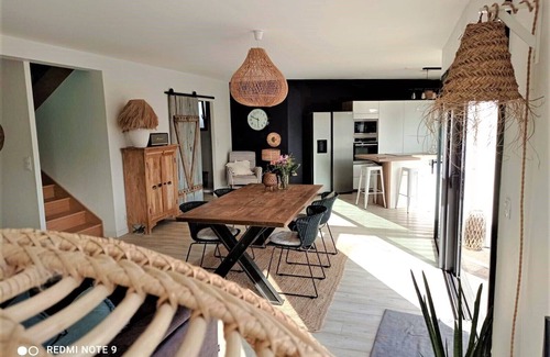 Kervignac Villa | Villa with heated pool and spa 10 minutes from the beach