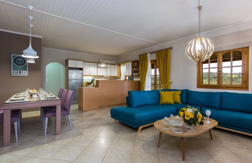 Adele Villa | Villas Lefkothea with Large Pool, Playground Area & Magnificent Views!