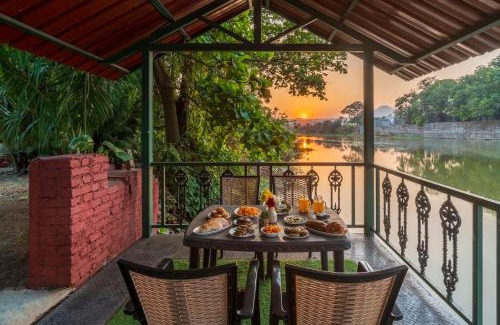 Karjat Villa | Vintage Estate - Lakeside allure with vintage decor,A plunge pool & A lawn featuring a charming gazebo