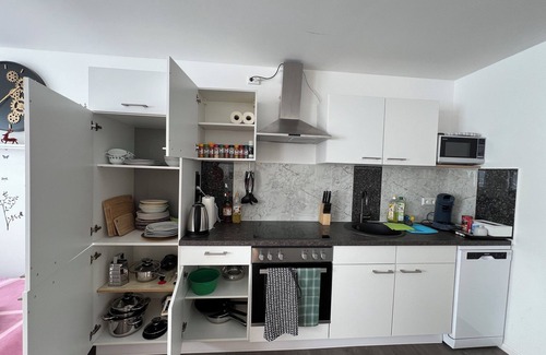 Wiesloch Apartment | ❤ VipStay ❤ Stylish 65m² Suite with kitchen, terrace, parking, Wi-Fi, SmartTV ❤